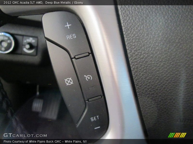 Deep Blue Metallic / Ebony 2012 GMC Acadia SLT AWD