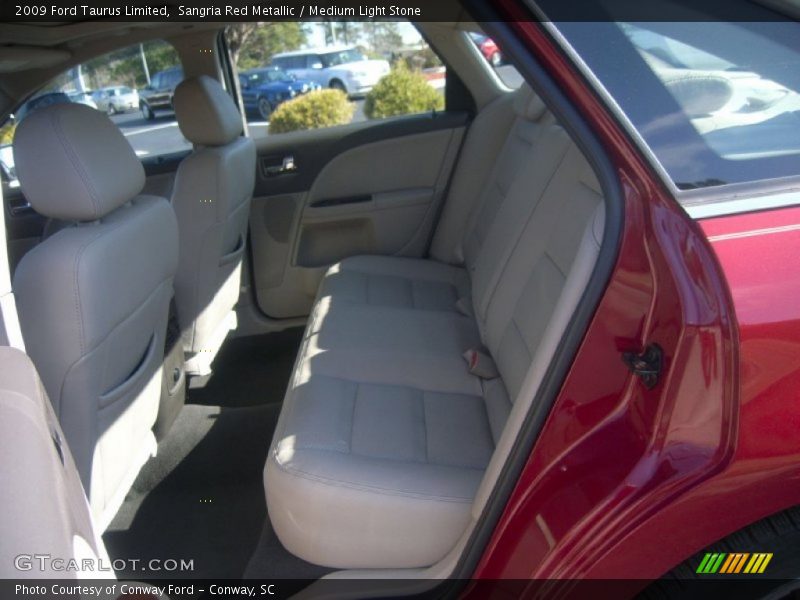 Sangria Red Metallic / Medium Light Stone 2009 Ford Taurus Limited
