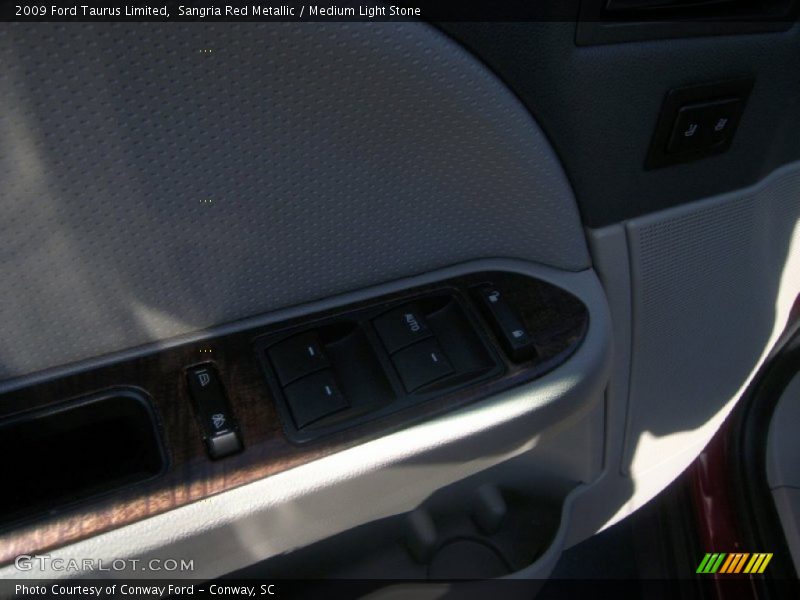 Sangria Red Metallic / Medium Light Stone 2009 Ford Taurus Limited