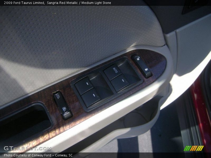 Sangria Red Metallic / Medium Light Stone 2009 Ford Taurus Limited