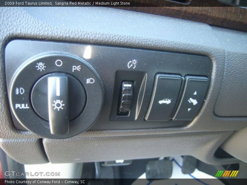Sangria Red Metallic / Medium Light Stone 2009 Ford Taurus Limited