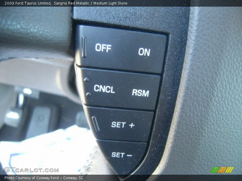 Sangria Red Metallic / Medium Light Stone 2009 Ford Taurus Limited