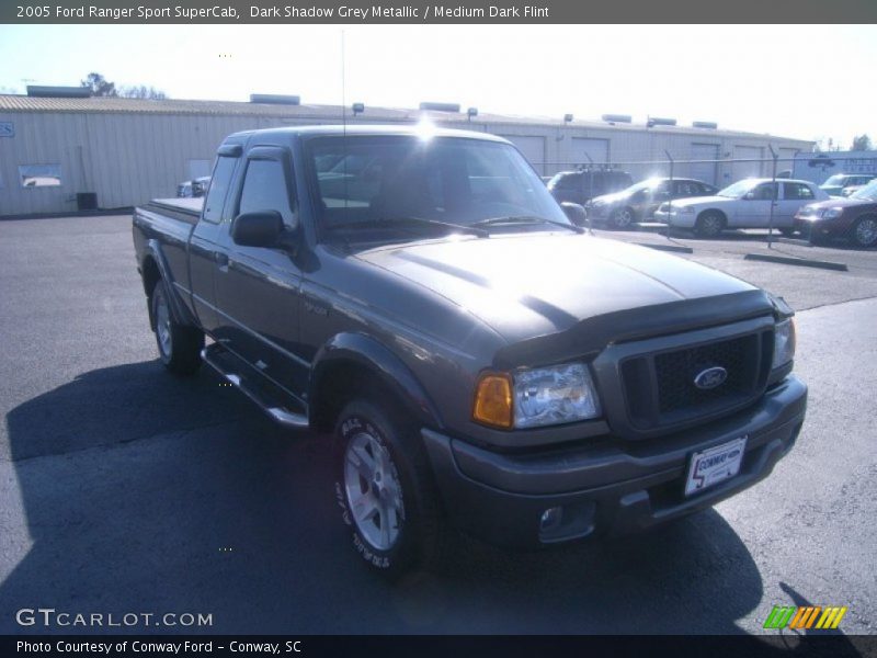 Dark Shadow Grey Metallic / Medium Dark Flint 2005 Ford Ranger Sport SuperCab