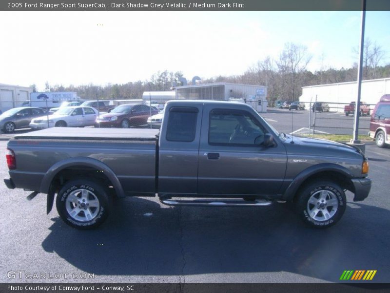 Dark Shadow Grey Metallic / Medium Dark Flint 2005 Ford Ranger Sport SuperCab