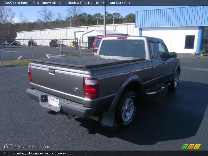 Dark Shadow Grey Metallic / Medium Dark Flint 2005 Ford Ranger Sport SuperCab