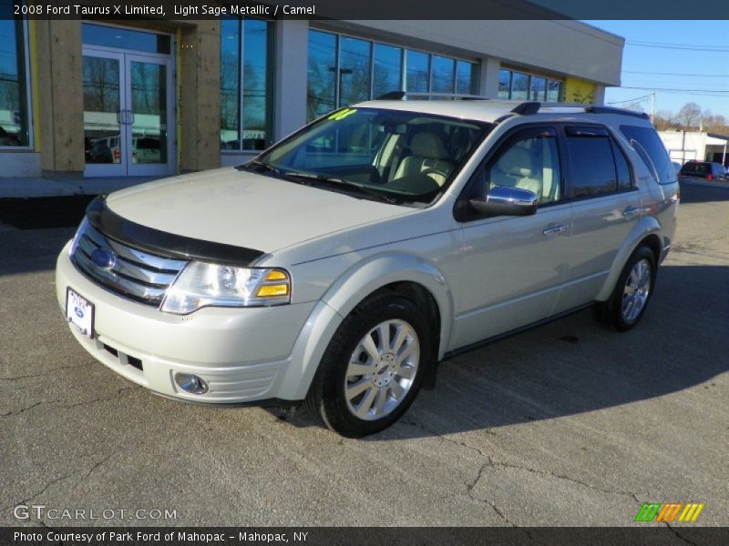 Light Sage Metallic / Camel 2008 Ford Taurus X Limited