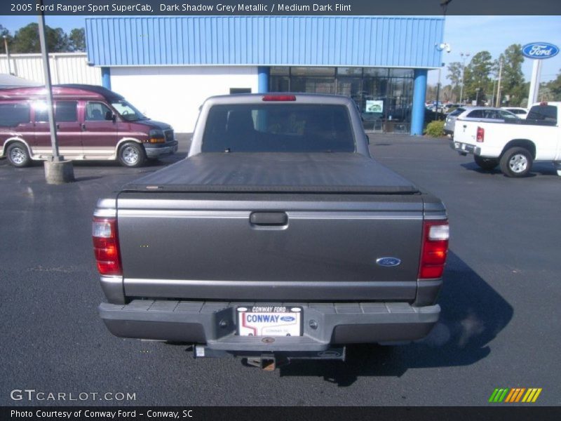 Dark Shadow Grey Metallic / Medium Dark Flint 2005 Ford Ranger Sport SuperCab