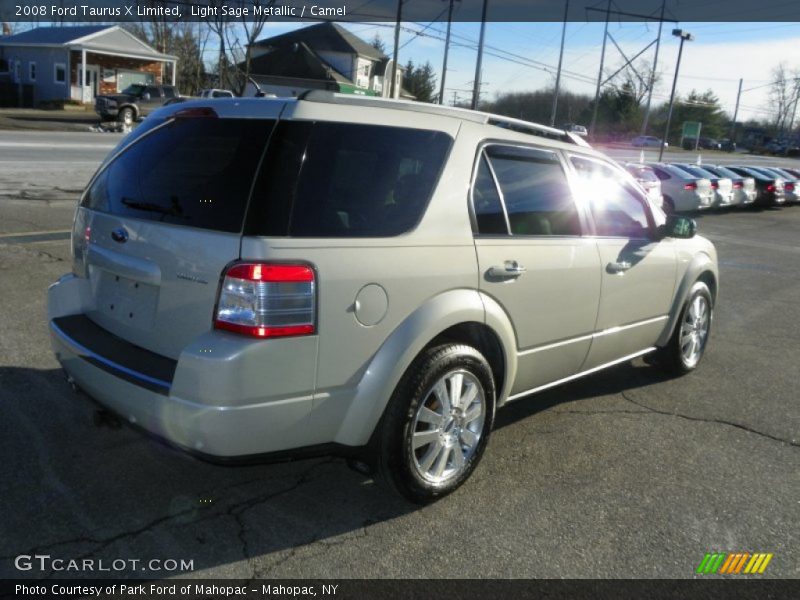 Light Sage Metallic / Camel 2008 Ford Taurus X Limited