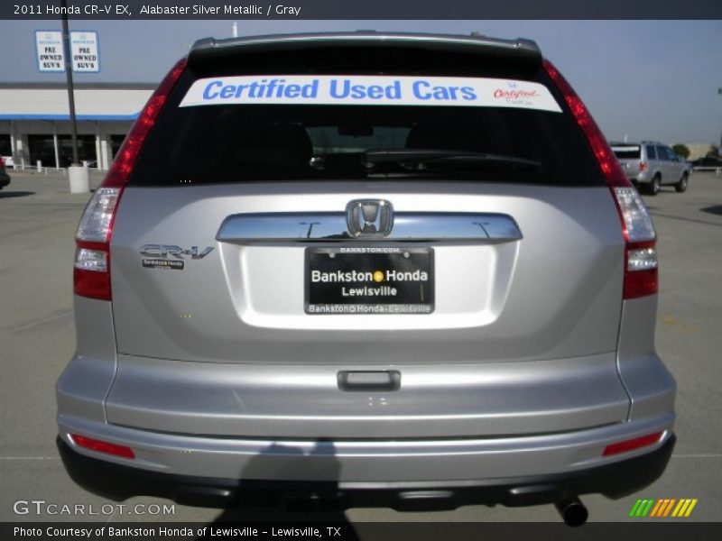 Alabaster Silver Metallic / Gray 2011 Honda CR-V EX