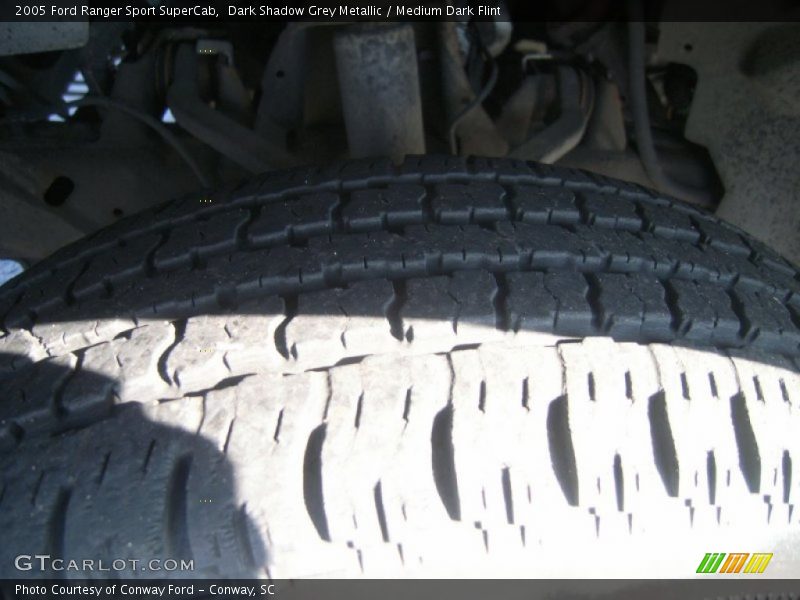 Dark Shadow Grey Metallic / Medium Dark Flint 2005 Ford Ranger Sport SuperCab