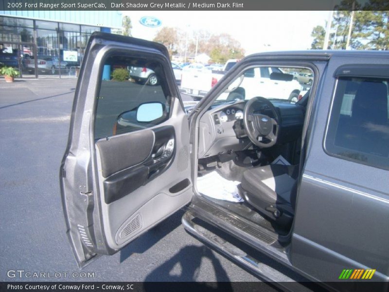 Dark Shadow Grey Metallic / Medium Dark Flint 2005 Ford Ranger Sport SuperCab
