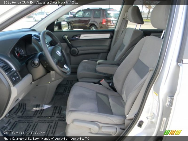Alabaster Silver Metallic / Gray 2011 Honda CR-V EX