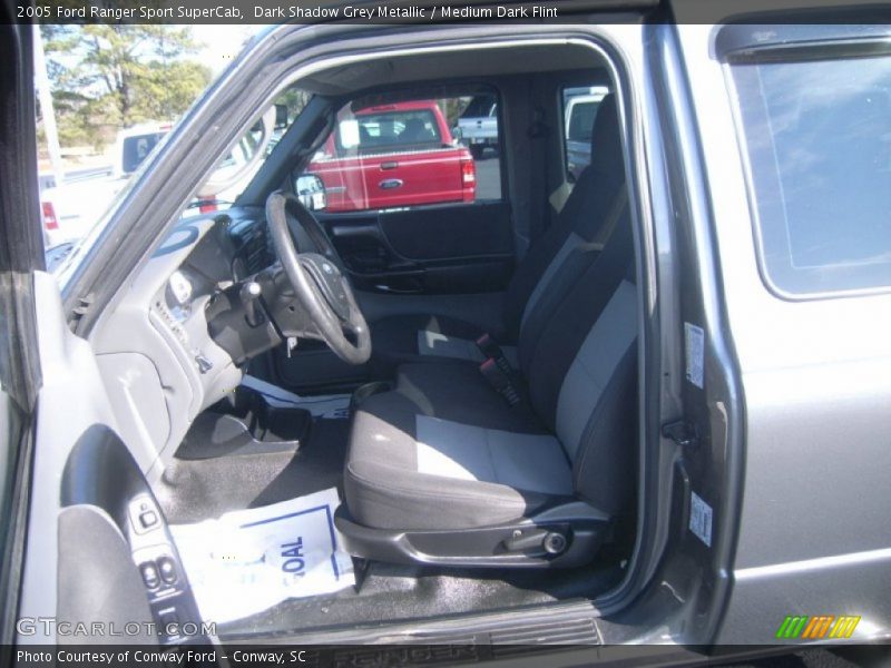 Dark Shadow Grey Metallic / Medium Dark Flint 2005 Ford Ranger Sport SuperCab