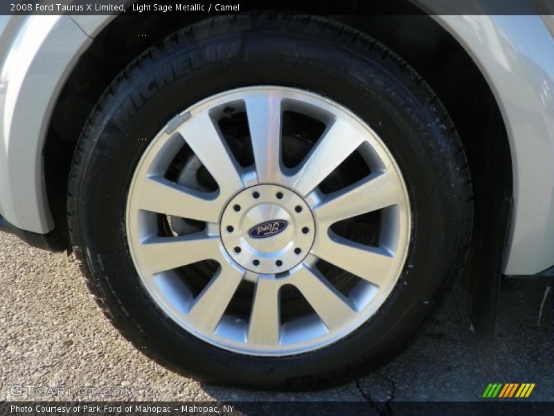 Light Sage Metallic / Camel 2008 Ford Taurus X Limited