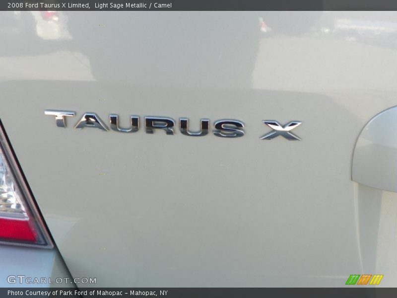 Light Sage Metallic / Camel 2008 Ford Taurus X Limited