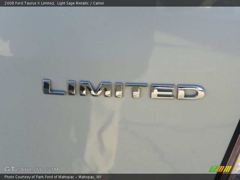 Light Sage Metallic / Camel 2008 Ford Taurus X Limited
