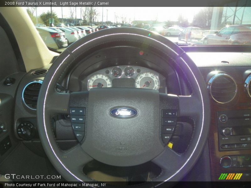 Light Sage Metallic / Camel 2008 Ford Taurus X Limited
