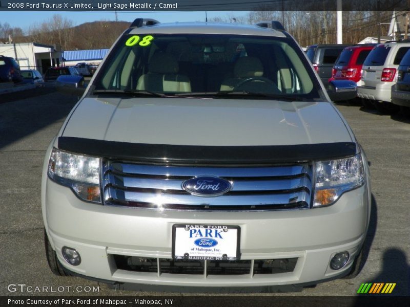 Light Sage Metallic / Camel 2008 Ford Taurus X Limited