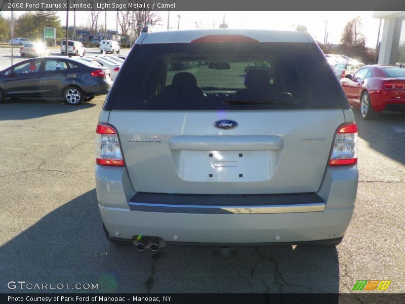 Light Sage Metallic / Camel 2008 Ford Taurus X Limited