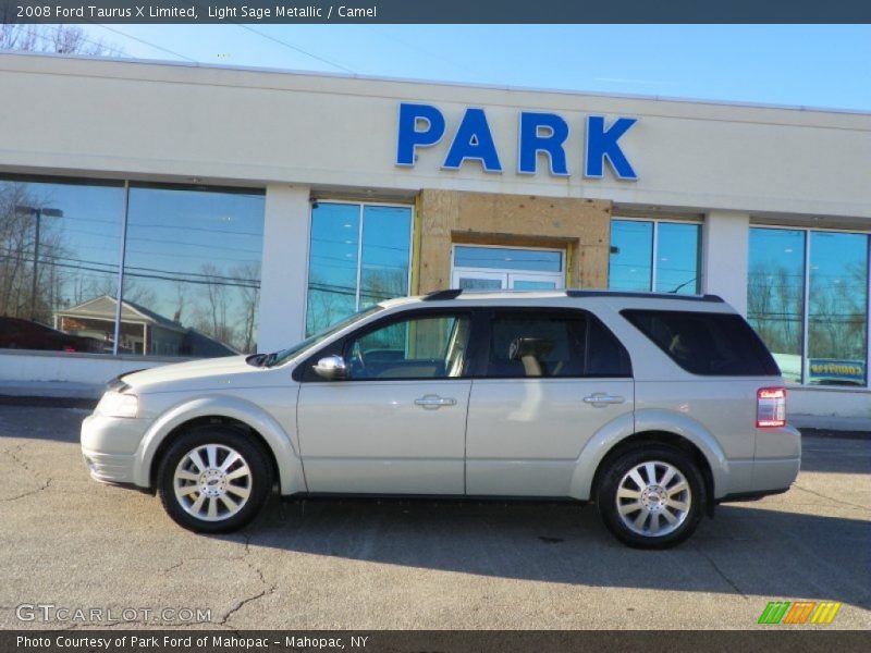 Light Sage Metallic / Camel 2008 Ford Taurus X Limited