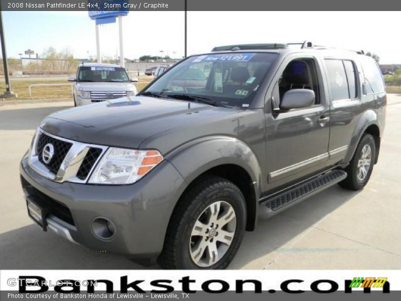 Storm Gray / Graphite 2008 Nissan Pathfinder LE 4x4
