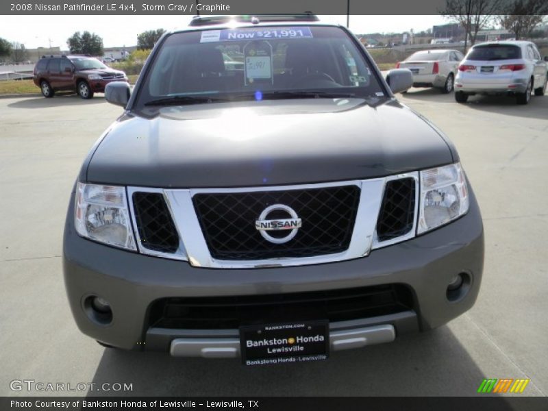 Storm Gray / Graphite 2008 Nissan Pathfinder LE 4x4