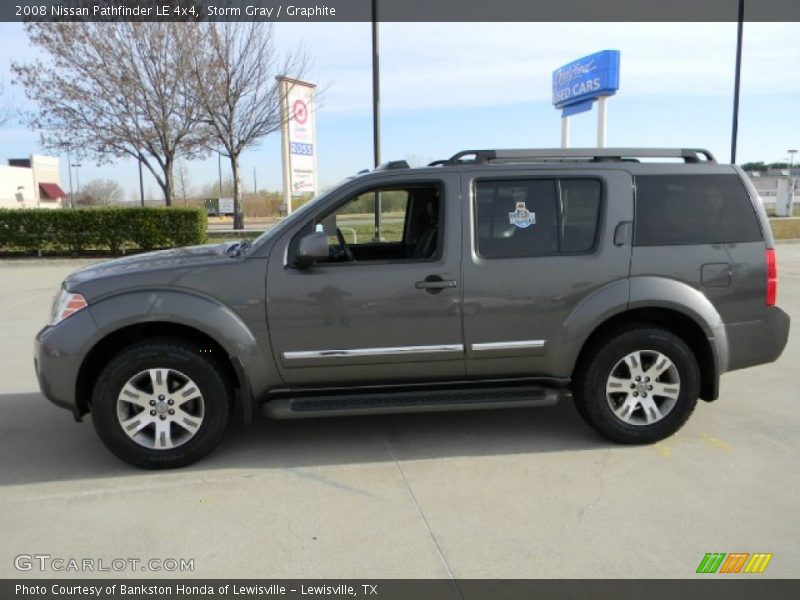 Storm Gray / Graphite 2008 Nissan Pathfinder LE 4x4