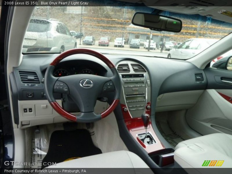 Blue Onyx Pearl / Light Gray 2008 Lexus ES 350