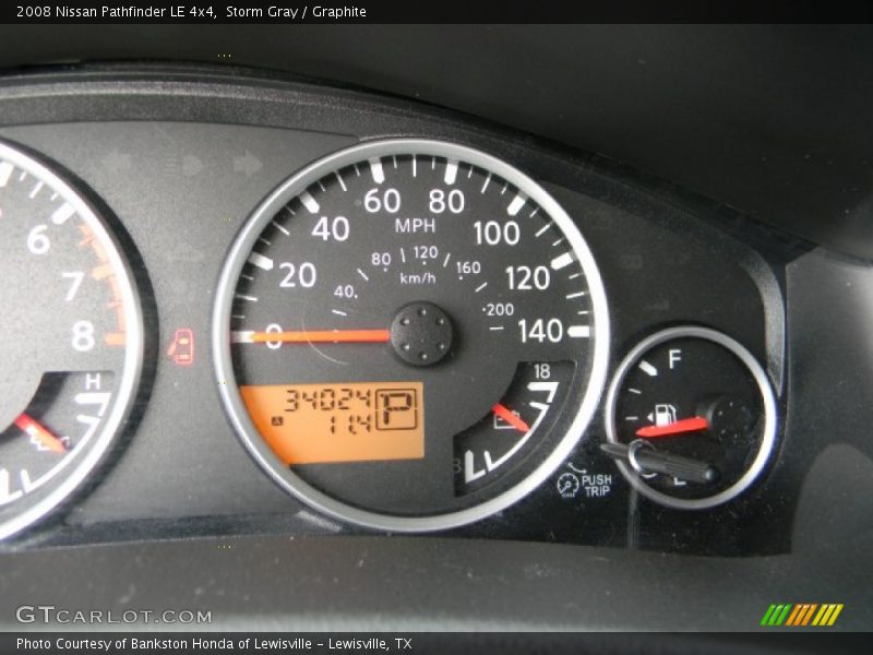 Storm Gray / Graphite 2008 Nissan Pathfinder LE 4x4
