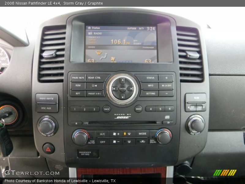 Storm Gray / Graphite 2008 Nissan Pathfinder LE 4x4