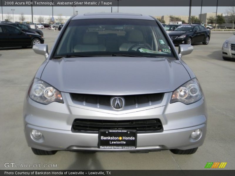 Alabaster Silver Metallic / Taupe 2008 Acura RDX Technology