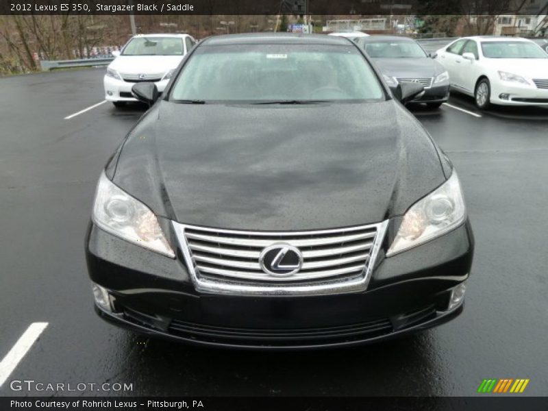 Stargazer Black / Saddle 2012 Lexus ES 350