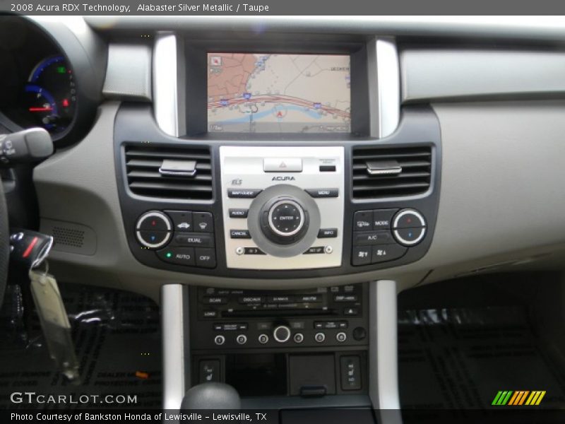 Alabaster Silver Metallic / Taupe 2008 Acura RDX Technology