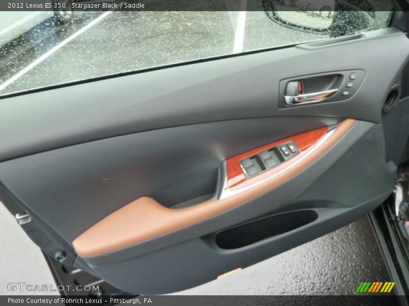 Stargazer Black / Saddle 2012 Lexus ES 350