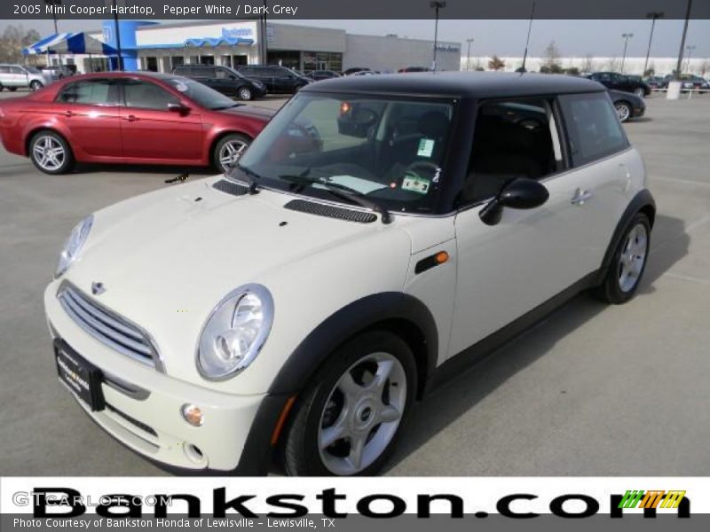 Pepper White / Dark Grey 2005 Mini Cooper Hardtop