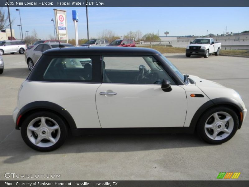 Pepper White / Dark Grey 2005 Mini Cooper Hardtop