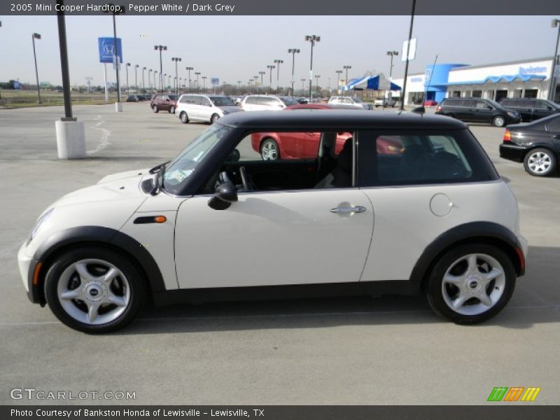 Pepper White / Dark Grey 2005 Mini Cooper Hardtop