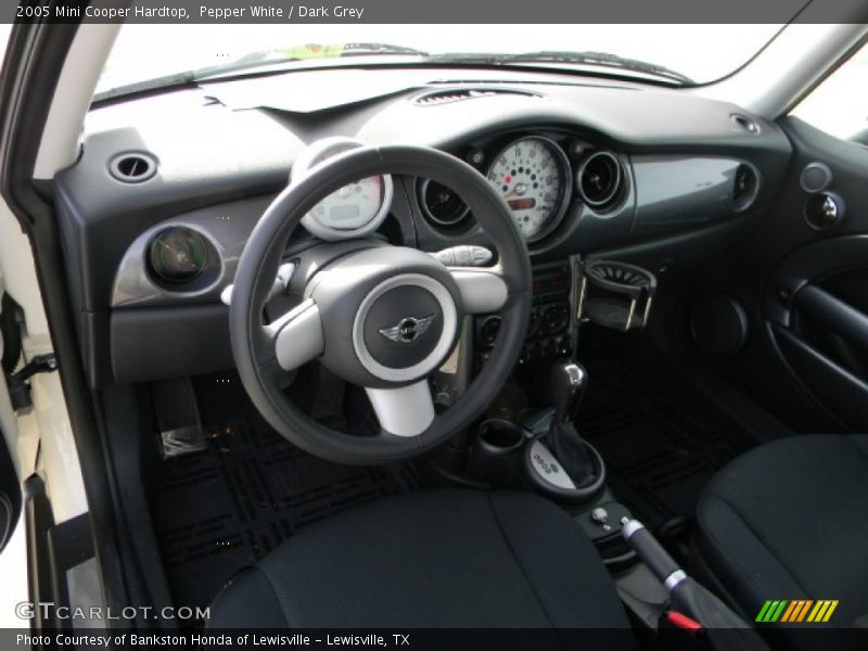 Pepper White / Dark Grey 2005 Mini Cooper Hardtop