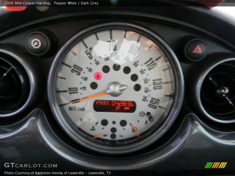 Pepper White / Dark Grey 2005 Mini Cooper Hardtop