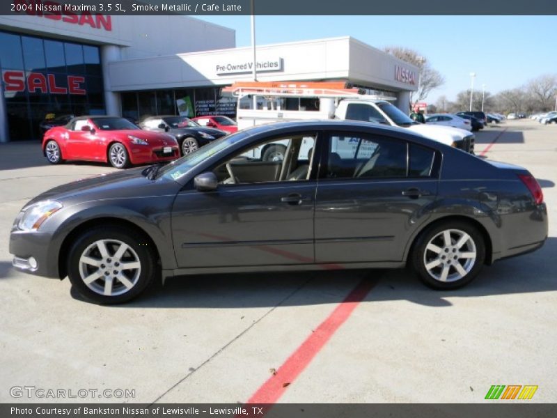 Smoke Metallic / Cafe Latte 2004 Nissan Maxima 3.5 SL