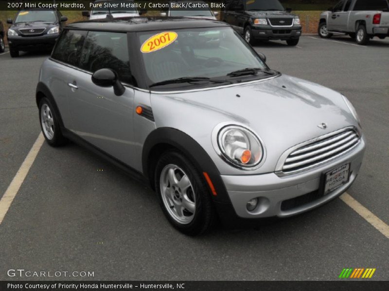 Pure Silver Metallic / Carbon Black/Carbon Black 2007 Mini Cooper Hardtop