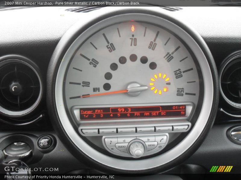 Pure Silver Metallic / Carbon Black/Carbon Black 2007 Mini Cooper Hardtop