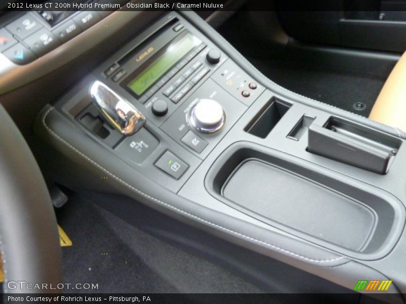Controls of 2012 CT 200h Hybrid Premium