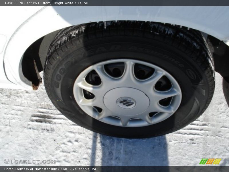 Bright White / Taupe 1998 Buick Century Custom
