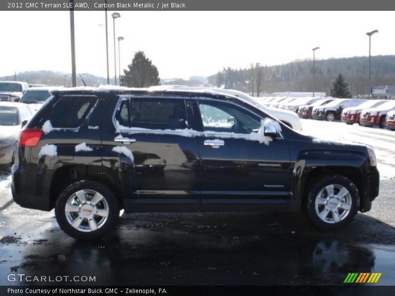 Carbon Black Metallic / Jet Black 2012 GMC Terrain SLE AWD