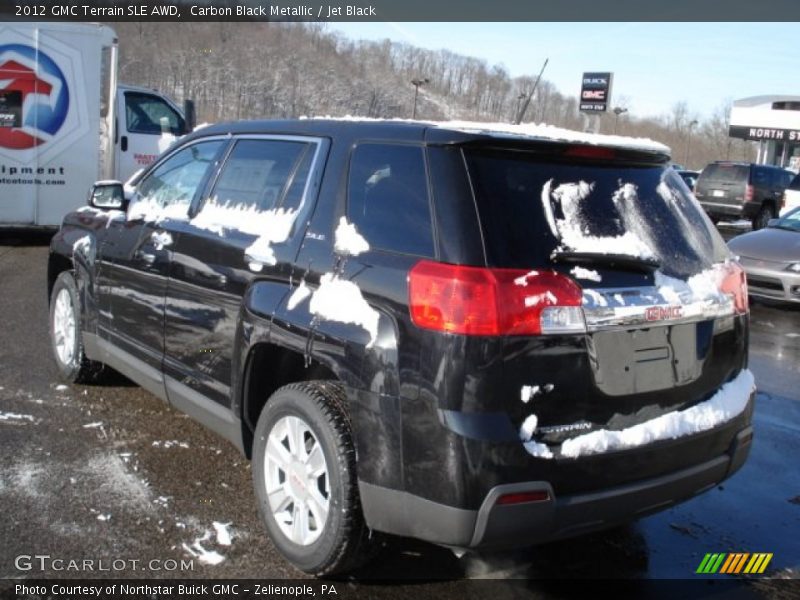 Carbon Black Metallic / Jet Black 2012 GMC Terrain SLE AWD
