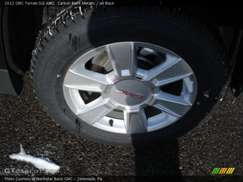 Carbon Black Metallic / Jet Black 2012 GMC Terrain SLE AWD