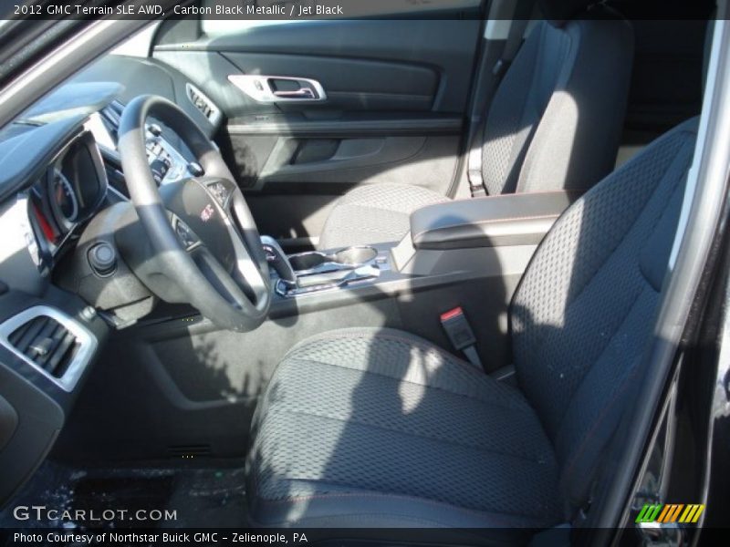 Carbon Black Metallic / Jet Black 2012 GMC Terrain SLE AWD