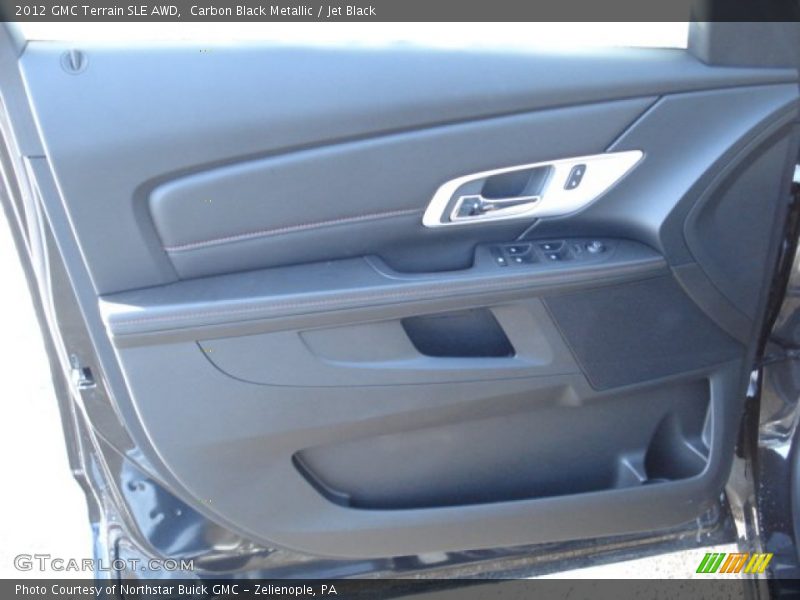 Carbon Black Metallic / Jet Black 2012 GMC Terrain SLE AWD