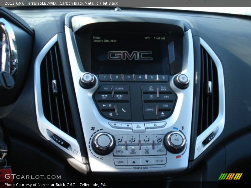 Carbon Black Metallic / Jet Black 2012 GMC Terrain SLE AWD